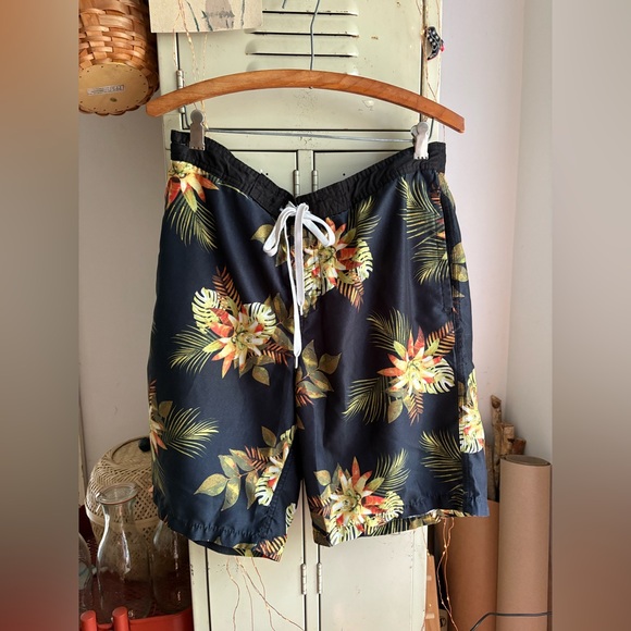 Merona Other - Floral Swim Trunks